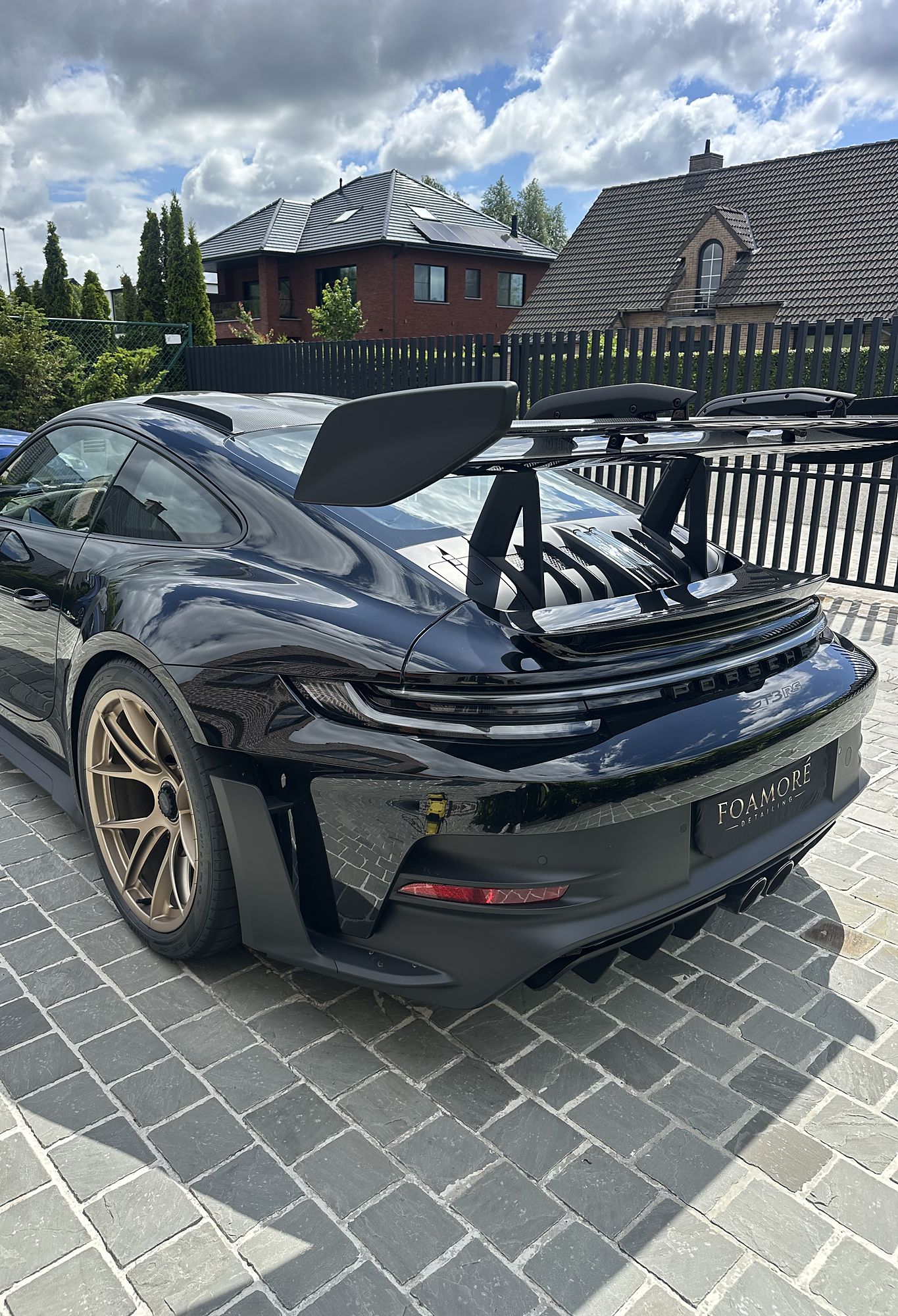 Porsche GT3 RS na de wasbeurt